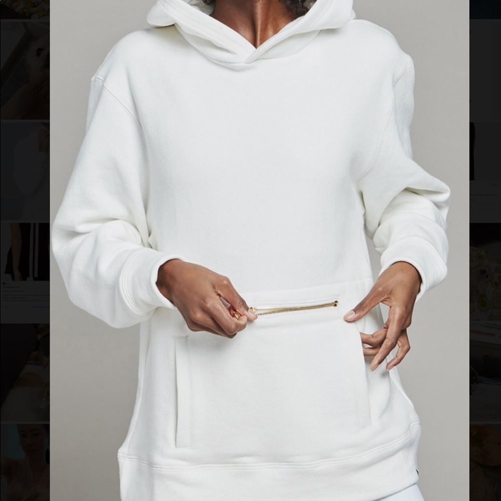 Varley Balboa Sweatshirt Size Small White